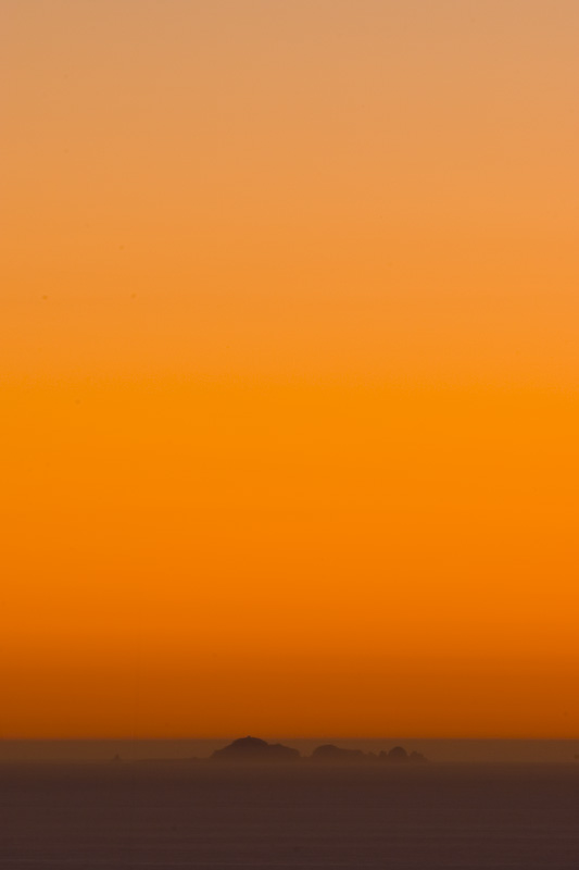 Sunset Behind The Farallon Islands
